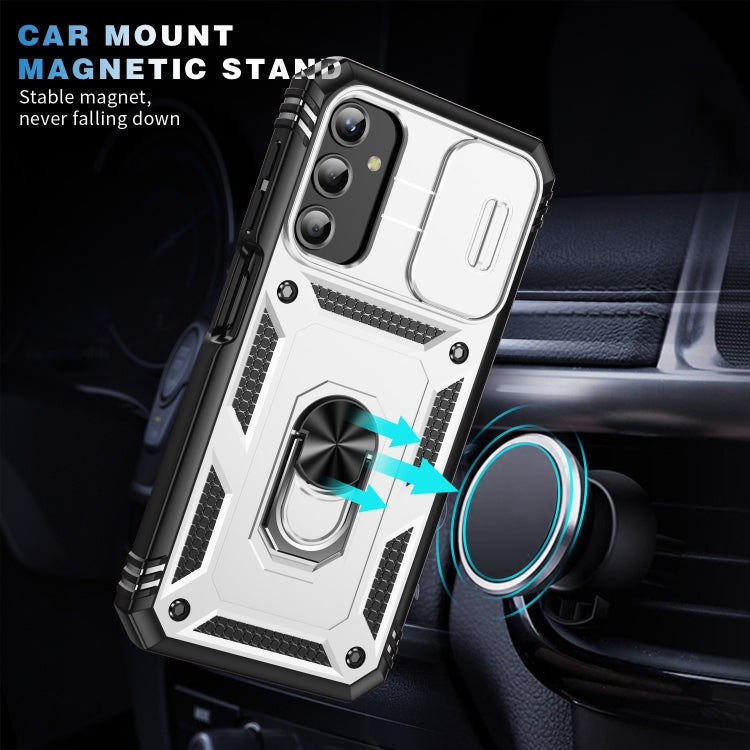 Custodia per telefono Camshield scorrevole in TPU + PC con supporto, For Samsung Galaxy A25 5G, For Samsung Galaxy S23 FE 5G, For Samsung Galaxy A23 4G / 5G