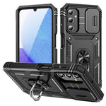 Custodia per telefono Camshield scorrevole in TPU + PC con supporto, For Samsung Galaxy A25 5G, For Samsung Galaxy S23 FE 5G, For Samsung Galaxy A23 4G / 5G