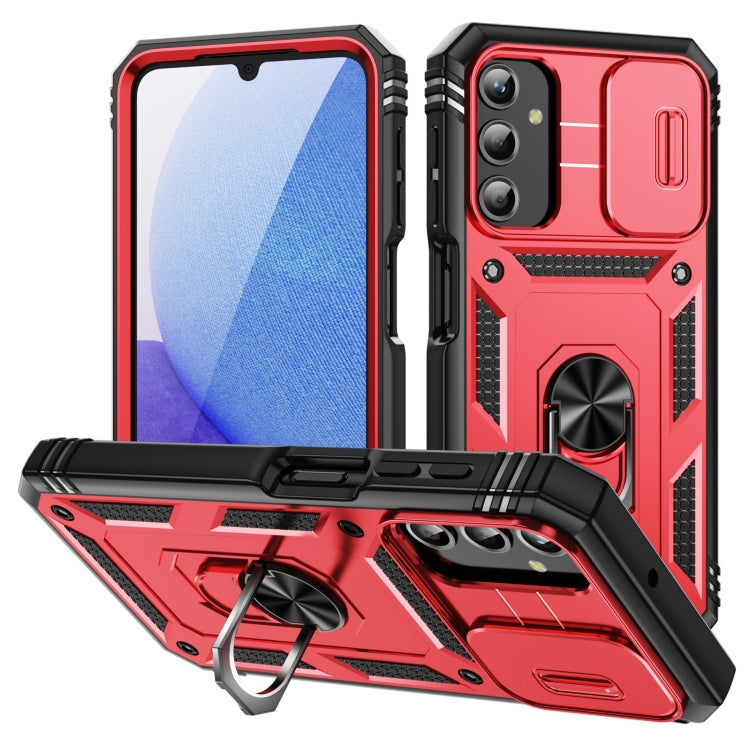 Custodia per telefono Camshield scorrevole in TPU + PC con supporto, For Samsung Galaxy A25 5G, For Samsung Galaxy S23 FE 5G, For Samsung Galaxy A23 4G / 5G