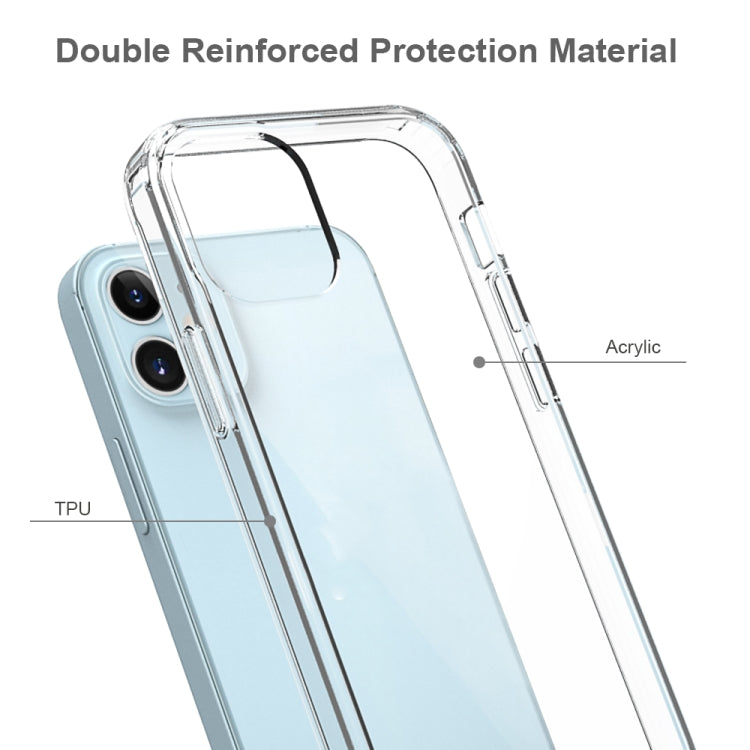 Custodia TPU antiurto in acrilico per iPhone 12, 12 Pro