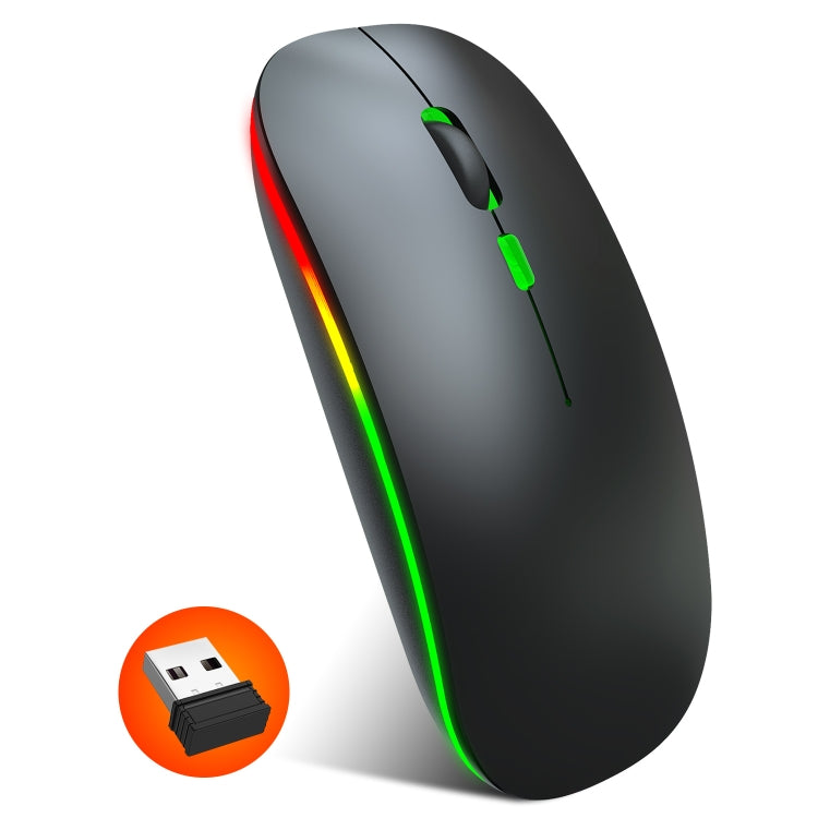 HXSJ M40 2.4GHZ 800,1200,1600 dpi Regolazione della terza marcia Mouse wireless colorato USB ricaricabile