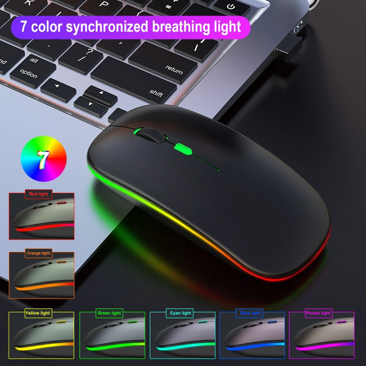 HXSJ M40 2.4GHZ 800,1200,1600 dpi Regolazione della terza marcia Mouse wireless colorato USB ricaricabile