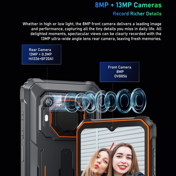 Blackview BV6200 Pro, IP68/IP69K/MIL-STD-810H, 6,56 pollici Android 13 MediaTek Helio P35 Octa Core, Rete: 4G, OTG, 4GB+128GB, 6GB+128GB