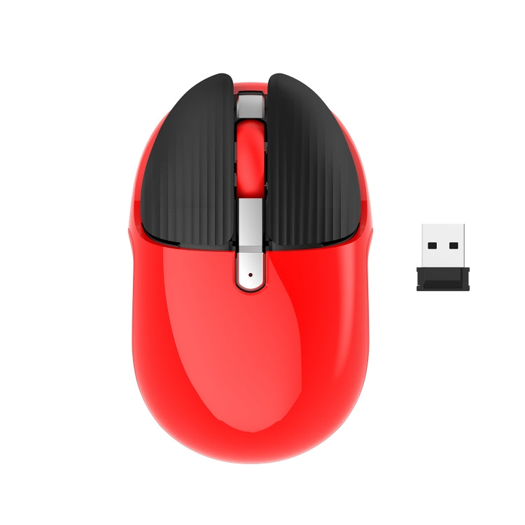Mouse wireless monomodale HXSJ M106 2,4 GHZ 1600 dpi USB ricaricabile