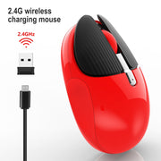 Mouse wireless monomodale HXSJ M106 2,4 GHZ 1600 dpi USB ricaricabile