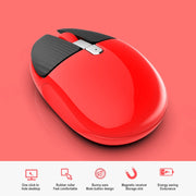 Mouse wireless monomodale HXSJ M106 2,4 GHZ 1600 dpi USB ricaricabile