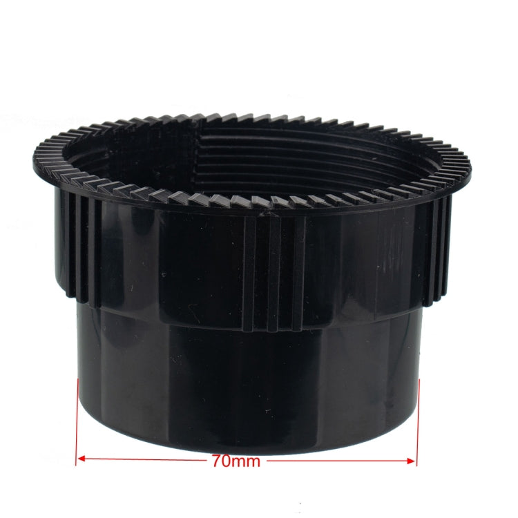 Presa d'aria CA di tipo complessivo da 75 mm per yacht per barche, autobus, camper, altezza filettatura: 22 mm, Connection Tube Size: 70mm