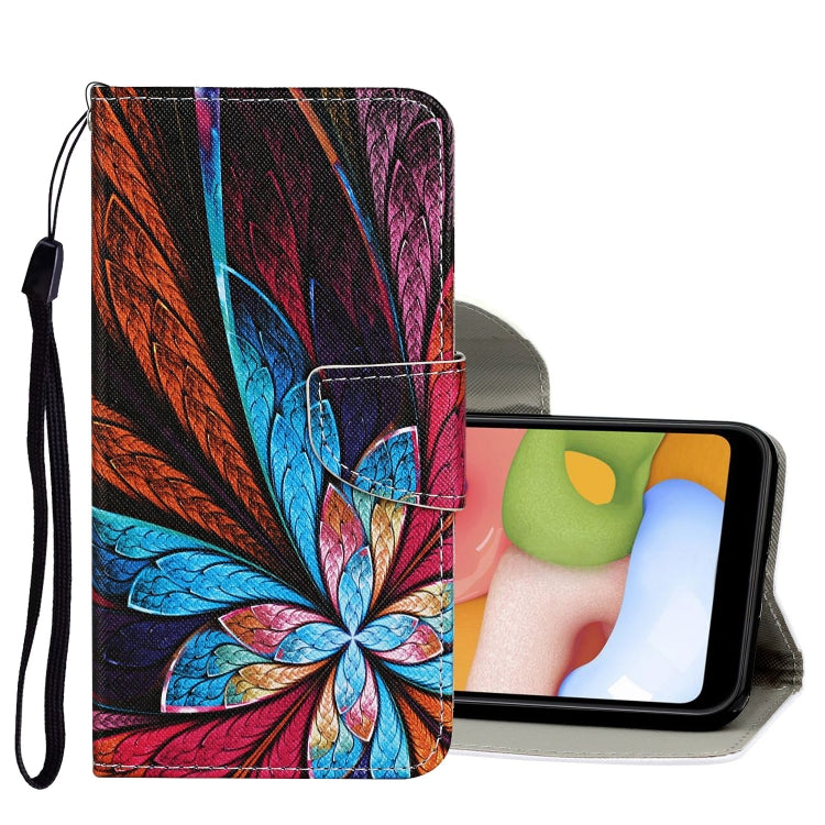 Custodia portafoglio in pelle flip per Samsung Galaxy A01
