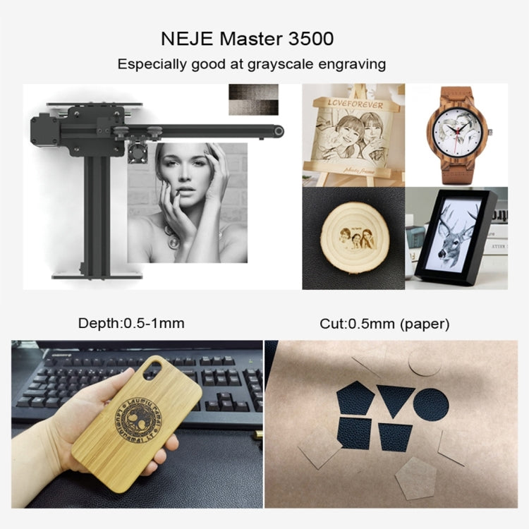Macchina per incisione laser fai-da-te NEJE 3 USB, NEJE 3