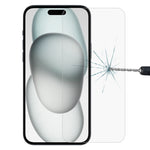 Pellicola in vetro temperato 9H 2.5D da 0,26 mm, For iPhone 16 Pro Max, For iPhone 16 Pro, For iPhone 16 Plus, For iPhone 16, For iPhone 15 Plus / 15 Pro Max, For iPhone 15 / 15 Pro