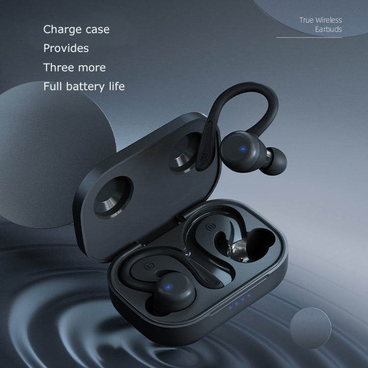 Auricolari Bluetooth wireless T&G T40 TWS IPX6 impermeabili con orecchio sospeso con scatola di ricarica