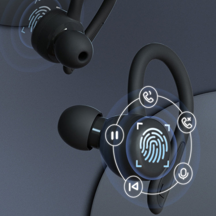 Auricolari Bluetooth wireless T&G T40 TWS IPX6 impermeabili con orecchio sospeso con scatola di ricarica