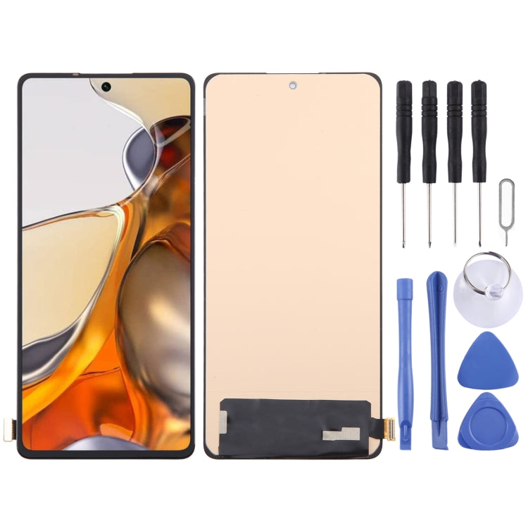 Schermo LCD OLED per digitalizzatore assemblaggio completo, For Xiaomi Redmi Note 12 4G, For Xiaomi Redmi Note 12 5G, For Xiaomi 11T Pro