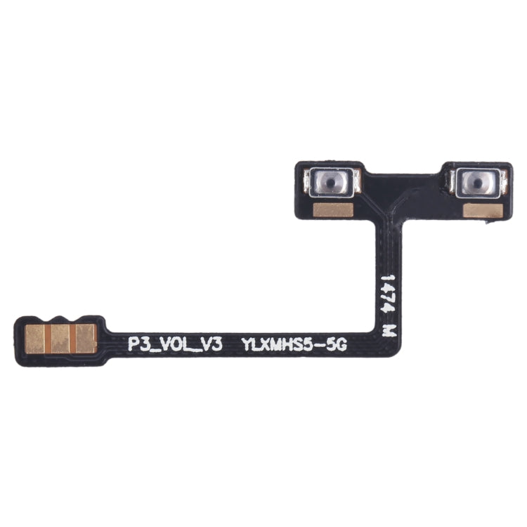 Cavo flessibile per pulsante volume, For Xiaomi POCO F5, For Xiaomi Redmi Note 12 Turbo, For Xiaomi Black Shark 5, For Xiaomi Black Shark 4 Pro, For Xiaomi Black Shark 4, For Xiaomi Redmi Note 9 Pro 5G, For Xiaomi Mi 10T Lite 5G