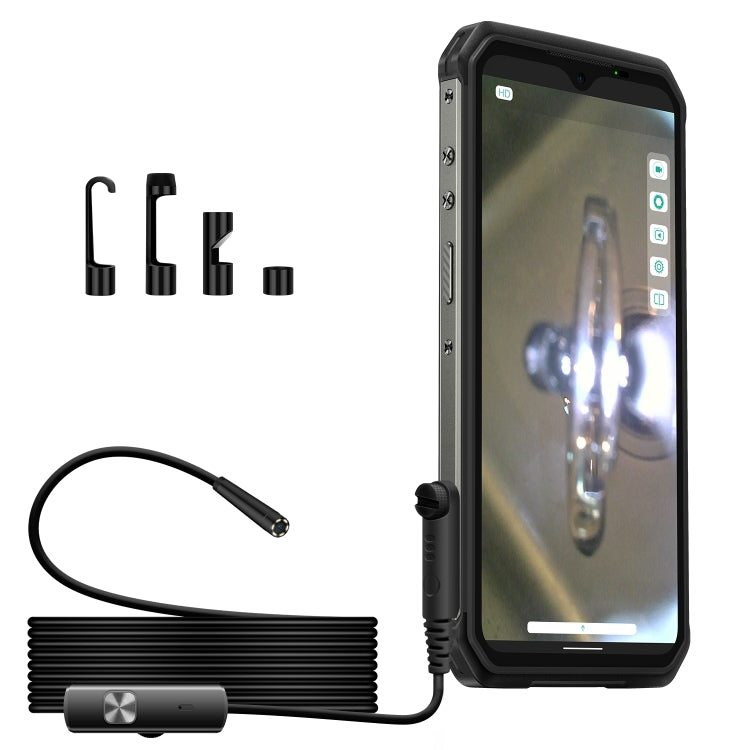 Endoscopio Ulefone E1 IP67 Endoscopio impermeabile 3 in 1 per Ulefone Power Armor 13 / Armor 9/9E, uSmart E1