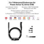 Endoscopio impermeabile 3 in 1 per smartphone Ulefone compatibili