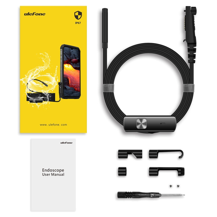 Endoscopio impermeabile 3 in 1 per smartphone Ulefone compatibili