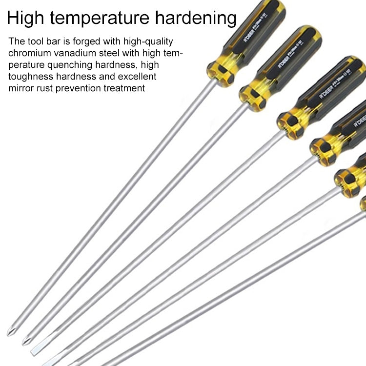 Extended Screwdriver 12 Inch Cross-Shaped Screwdriver Special Screwdriver for Long Magnetic Sewing Machine Repair, Cross, One Word