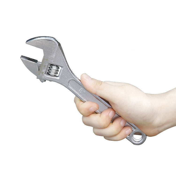 Chiave regolabile nel complesso, impugnatura per chiave regolabile Huhui manuale, cromata finemente lucidata, 8 inch, 12 inch