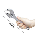 Chiave regolabile nel complesso, impugnatura per chiave regolabile Huhui manuale, cromata finemente lucidata, 8 inch, 12 inch