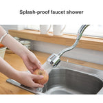 Rubinetto della cucina Soffione antispruzzo Soffione doccia pressurizzato Aeratore rotante universale Stile lungo
