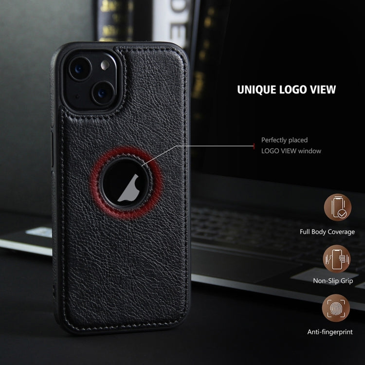 Custodia per telefono con cuciture in pelle, For iPhone 15 Pro Max, For iPhone 15 Pro, For iPhone 15 Plus, For iPhone 15