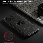 Custodia per telefono con cuciture in pelle, For iPhone 15 Pro Max, For iPhone 15 Pro, For iPhone 15 Plus, For iPhone 15