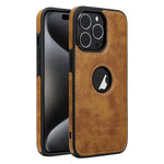 Custodia per telefono con cuciture in pelle, For iPhone 15 Pro Max, For iPhone 15 Pro, For iPhone 15 Plus, For iPhone 15