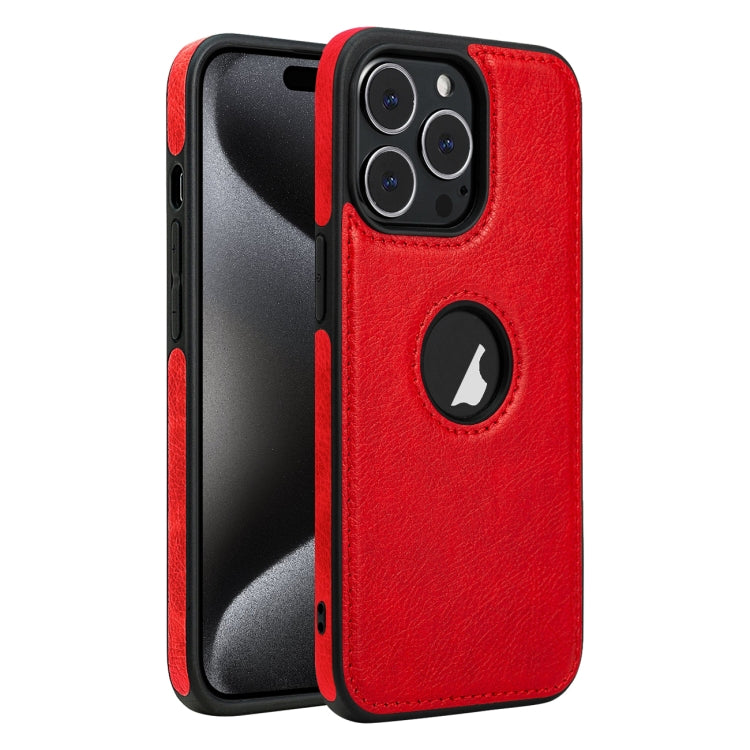 Custodia per telefono con cuciture in pelle, For iPhone 15 Pro Max, For iPhone 15 Pro, For iPhone 15 Plus, For iPhone 15