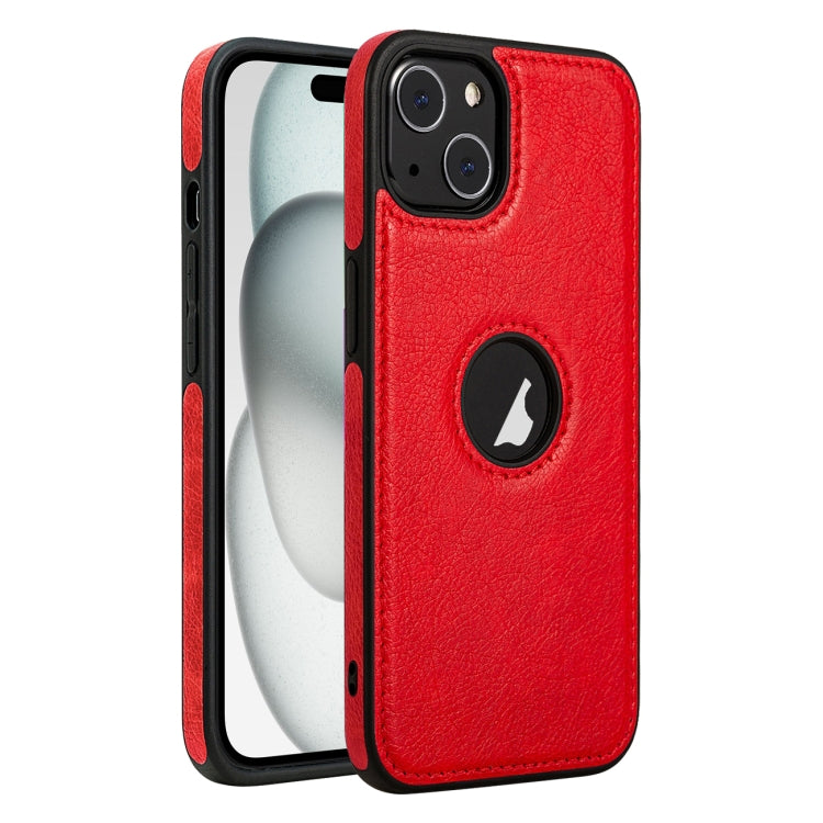 Custodia per telefono con cuciture in pelle, For iPhone 15 Pro Max, For iPhone 15 Pro, For iPhone 15 Plus, For iPhone 15