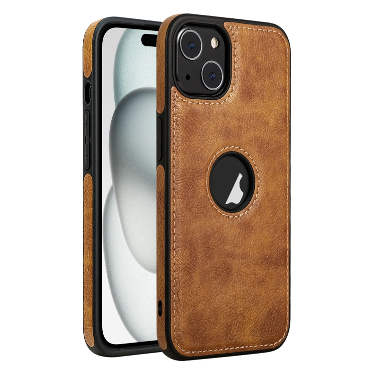 Custodia per telefono con cuciture in pelle, For iPhone 15 Pro Max, For iPhone 15 Pro, For iPhone 15 Plus, For iPhone 15