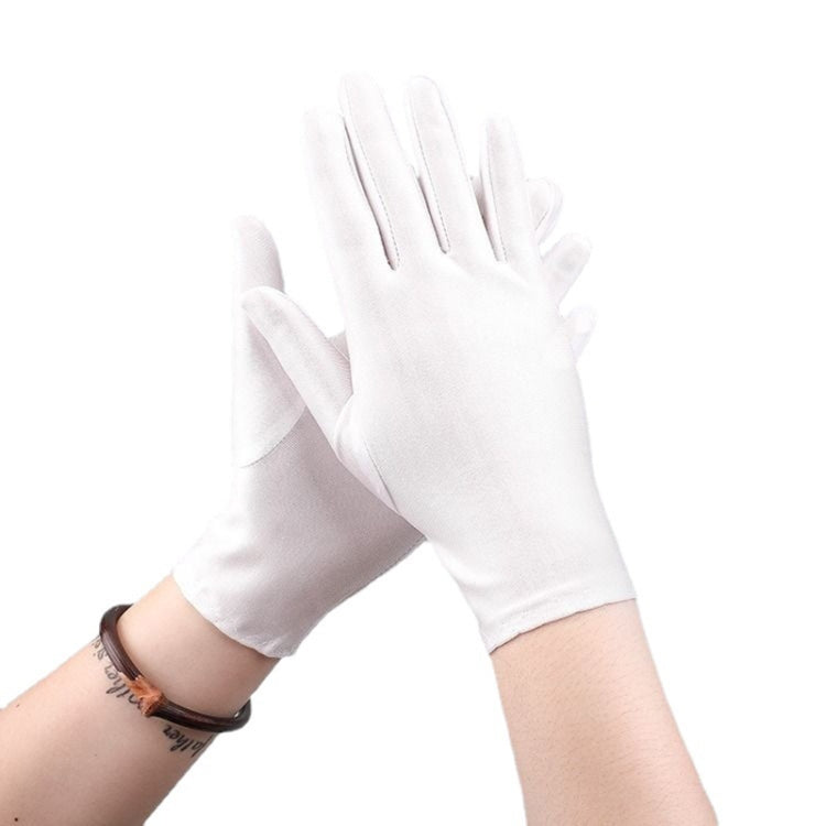 Guanti ispessiti in tessuto antisudore bianco per la protezione del lavoro, 1 Pair