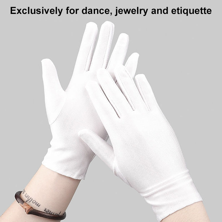Guanti ispessiti in tessuto antisudore bianco per la protezione del lavoro, 1 Pair