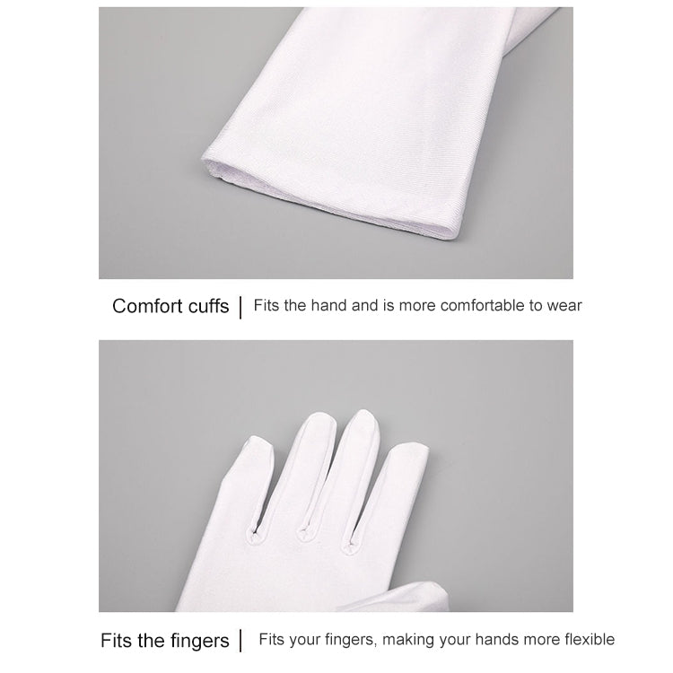 Guanti ispessiti in tessuto antisudore bianco per la protezione del lavoro, 1 Pair