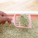 Pala per lettiera per gatti di piccole dimensioni, strumento per la pulizia della lettiera per gatti in tofu cavo, 19 cm