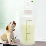 Set di bottiglie per animali domestici, ciucci multipli per cuccioli, gattini e gatti con spazzola per bottiglie, 60ml x 1