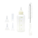Set di bottiglie per animali domestici, ciucci multipli per cuccioli, gattini e gatti con spazzola per bottiglie, 60ml x 1