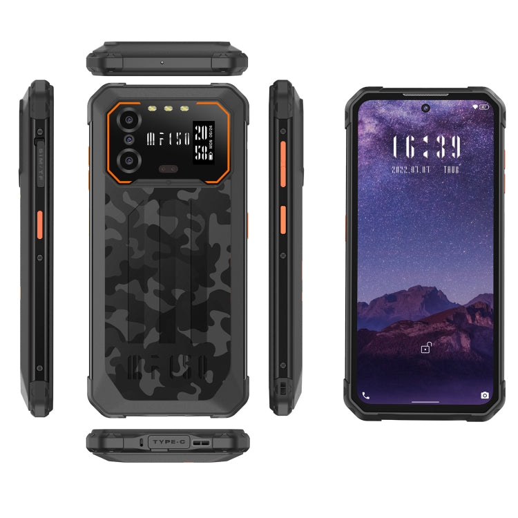 IIF150 B2, IP68/69K / MIL-STD-810H, impronta digitale laterale, visione notturna, Android 13 UMS9230 Octa Core da 6,5 pollici, rete: 4G, NFC, OTG, 6GB+256GB