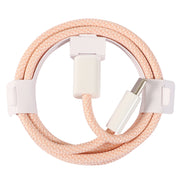 Cavo di ricarica intrecciato Macaron da USB-C / Type-C a Type-C da 1 m per iPhone serie 15
