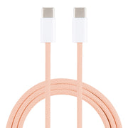 Cavo di ricarica intrecciato Macaron da USB-C / Type-C a Type-C da 1 m per iPhone serie 15