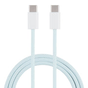 Cavo di ricarica intrecciato Macaron da USB-C / Type-C a Type-C da 1 m per iPhone serie 15
