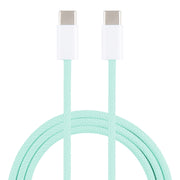 Cavo di ricarica intrecciato Macaron da USB-C / Type-C a Type-C da 1 m per iPhone serie 15