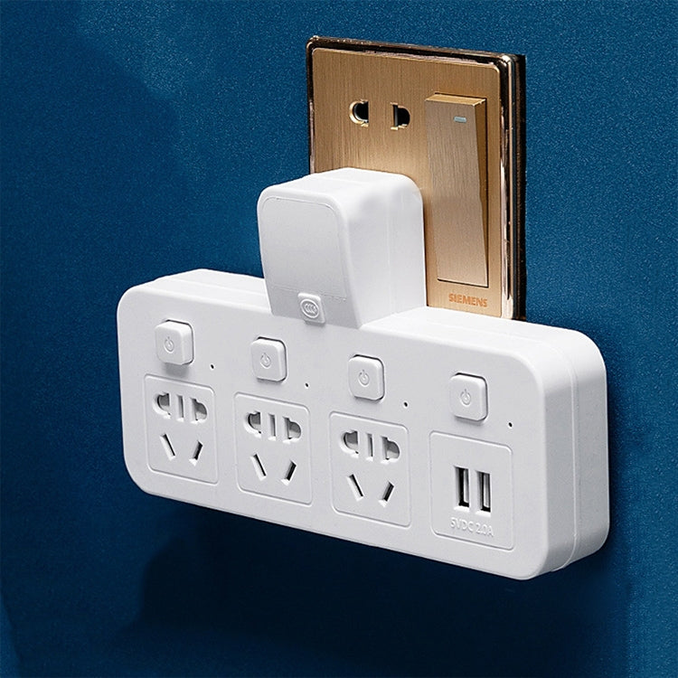 Scheda plug-in per convertitore wireless USB multifunzionale per casa e ufficio, 1 to 4 + 2USB