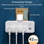 Multipresa wireless USB 1 to 4 con 2 porte USB