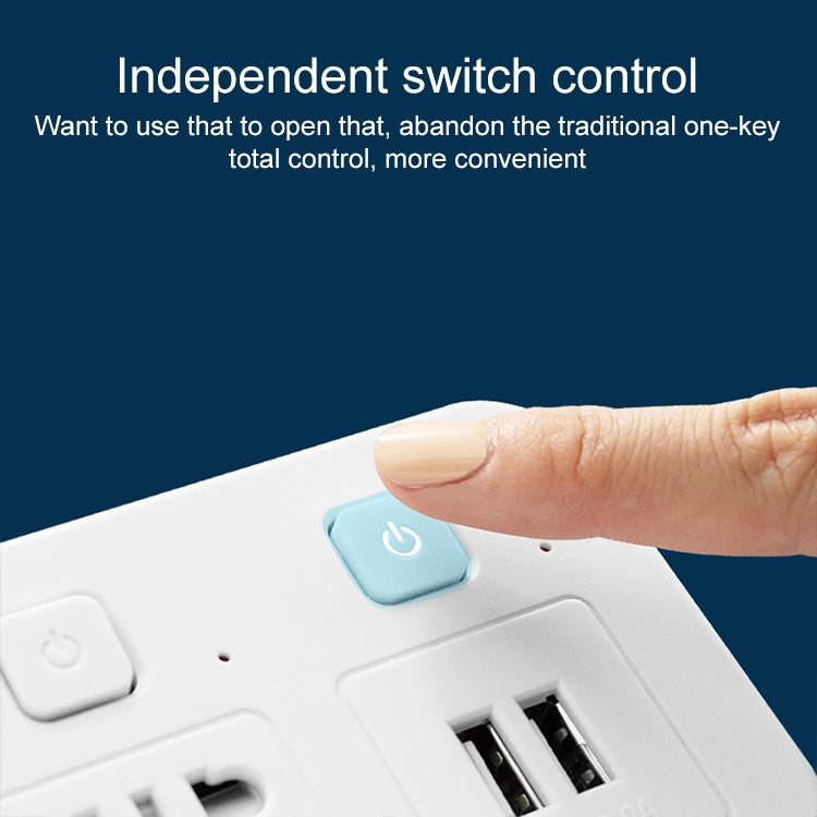 Multipresa USB 1 a 3 con 2 porte USB per casa e ufficio