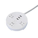 Presa multifunzione da tavolo con cavo e USB 1.8m 2500W