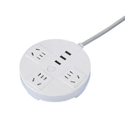 Presa multifunzione da tavolo con cavo e interfaccia USB, 1.8m