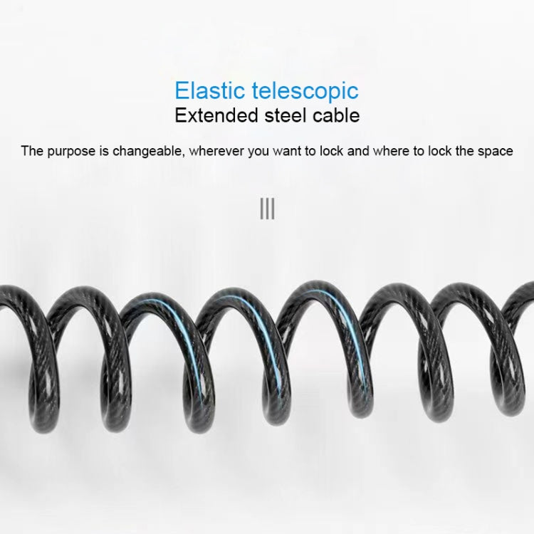 Blocco password antifurto per blocco bicicletta portatile, 4 Digit
