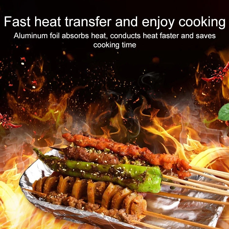 Foglio di alluminio per cottura al forno con foglio di stagno per barbecue addensato, 30cmx5m, 30cmx10m, 30cmx20m