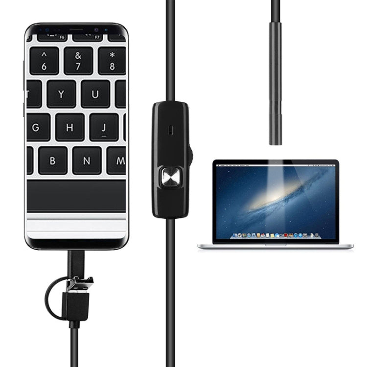 Telecamera ispezione USB-C 3 in 1 impermeabile IP67